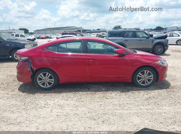KMHD84LF1HU283400 2017 HYUNDAI ELANTRA Burgundy Սալոնի հետևի տեսք
