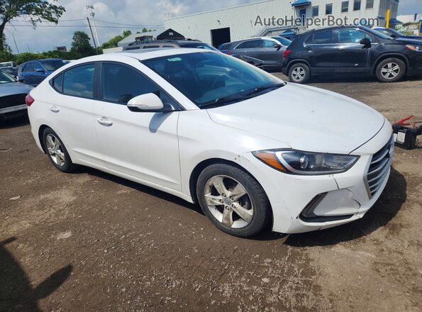 KMHD84LF1HU298544 2017 HYUNDAI ELANTRA White Front right