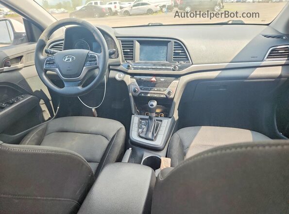 KMHD84LF1HU298544 2017 HYUNDAI ELANTRA White Dashboard view