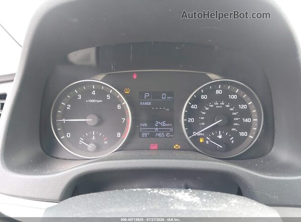 KMHD84LF1HU370553 2017 HYUNDAI ELANTRA Red უკანა სავარძლების ხედი