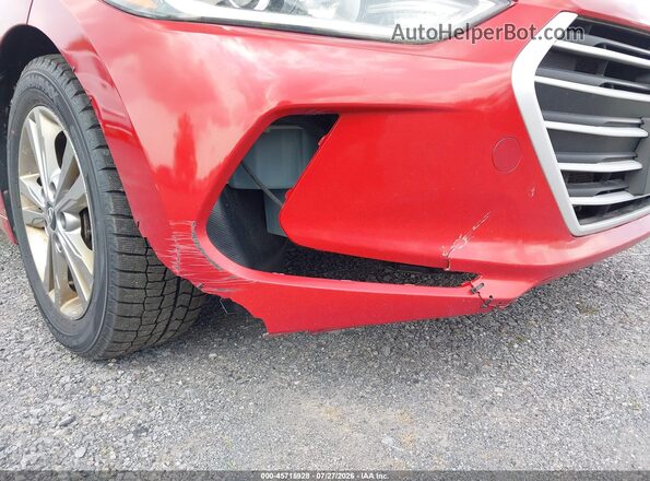 KMHD84LF1HU370553 2017 HYUNDAI ELANTRA Red 