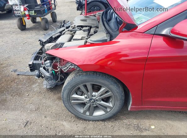 KMHD84LF1HU400599 2017 HYUNDAI ELANTRA Red Դիմացի տեսք