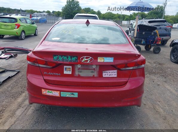 KMHD84LF1HU400599 2017 HYUNDAI ELANTRA Red 