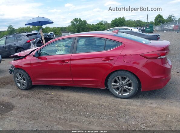 KMHD84LF1HU400599 2017 HYUNDAI ELANTRA Red 