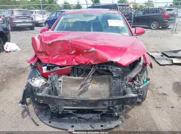 KMHD84LF1HU400599 2017 HYUNDAI ELANTRA Red Սալոնի հետևի տեսք