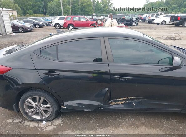 KMHD84LF1HU407200 2017 HYUNDAI ELANTRA Black Vista frontal