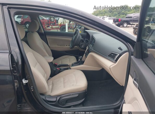 KMHD84LF1HU407200 2017 HYUNDAI ELANTRA Black Vista interior delantera