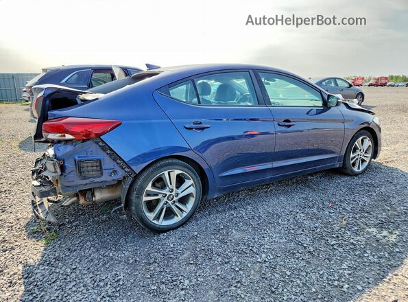KMHD84LF1JU480802 2018 HYUNDAI ELANTRA Blue Tył prawy
