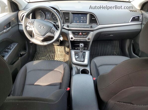 KMHD84LF1JU683480 2018 HYUNDAI ELANTRA Gray Առջևի վահանակի տեսք