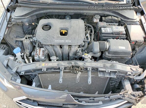 KMHD84LF1JU683480 2018 HYUNDAI ELANTRA Gray Սալոնի հետևի տեսք