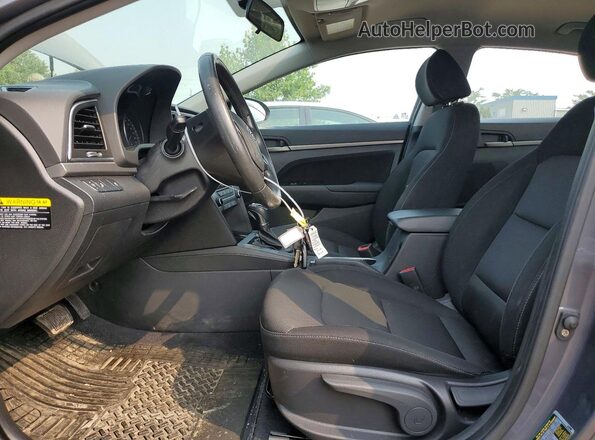KMHD84LF1JU683480 2018 HYUNDAI ELANTRA Gray Սալոնի դիմացի տեսք