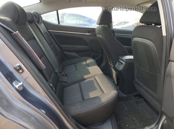 KMHD84LF1JU683480 2018 HYUNDAI ELANTRA Gray Հետևի նստատեղերի տեսք
