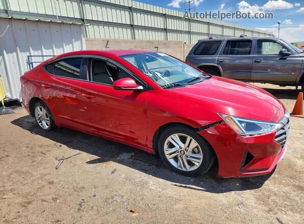 KMHD84LF1KU766389 2019 HYUNDAI ELANTRA Red Przód prawy