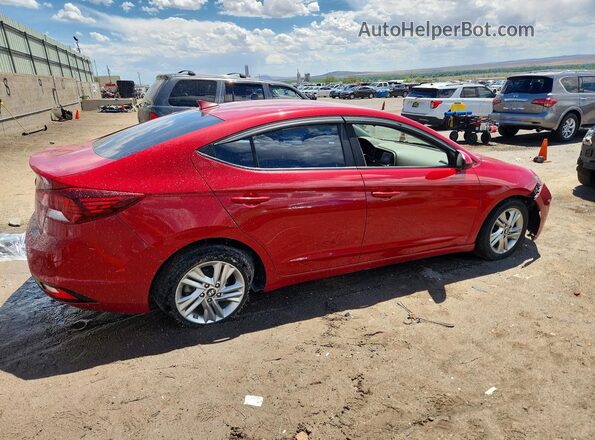 KMHD84LF1KU766389 2019 HYUNDAI ELANTRA Red Tył prawy