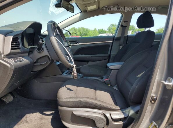KMHD84LF1KU780275 2019 HYUNDAI ELANTRA Gray Vista interior delantera
