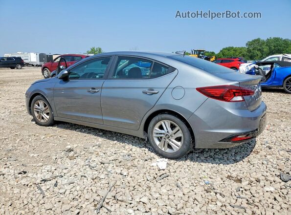 KMHD84LF1KU780275 2019 HYUNDAI ELANTRA Gray Trasero izquierdo