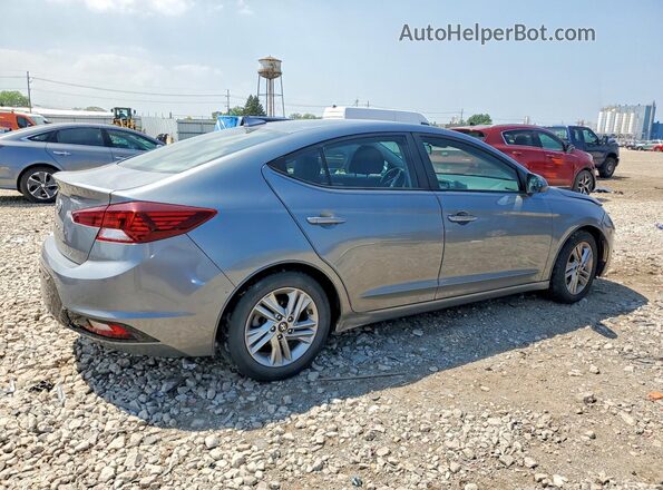 KMHD84LF1KU780275 2019 HYUNDAI ELANTRA Gray Trasero derecho