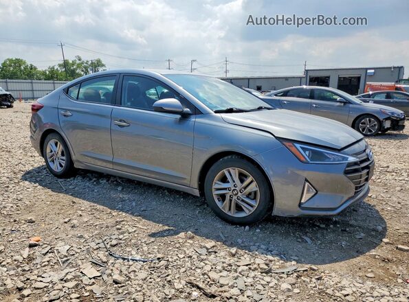 KMHD84LF1KU780275 2019 HYUNDAI ELANTRA Gray Delantero derecho