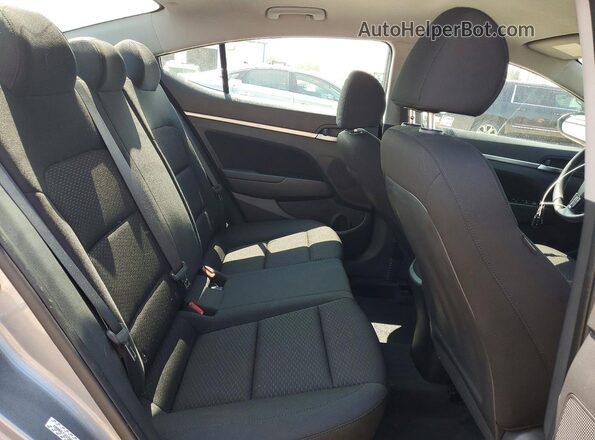 KMHD84LF1KU780275 2019 HYUNDAI ELANTRA Gray Vista de los asientos traseros