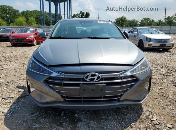 KMHD84LF1KU780275 2019 HYUNDAI ELANTRA Gray Vista frontal
