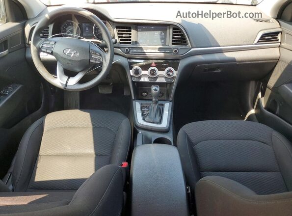 KMHD84LF1KU780275 2019 HYUNDAI ELANTRA Gray Vista del salpicadero