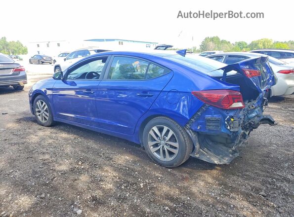 KMHD84LF1KU827112 2019 HYUNDAI ELANTRA Blue Հետևի ձախ