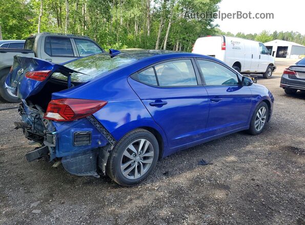 KMHD84LF1KU827112 2019 HYUNDAI ELANTRA Blue Հետևի աջ