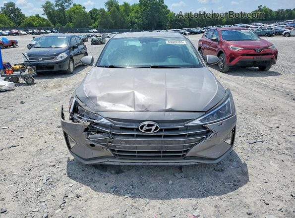 KMHD84LF1LU026570 2020 HYUNDAI ELANTRA Silver Front view