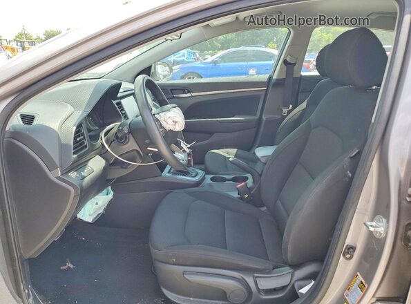 KMHD84LF1LU026570 2020 HYUNDAI ELANTRA Silver Front interior view