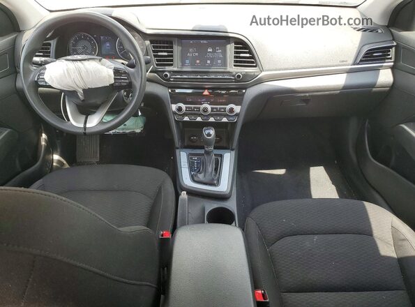 KMHD84LF1LU026570 2020 HYUNDAI ELANTRA Silver Dashboard view
