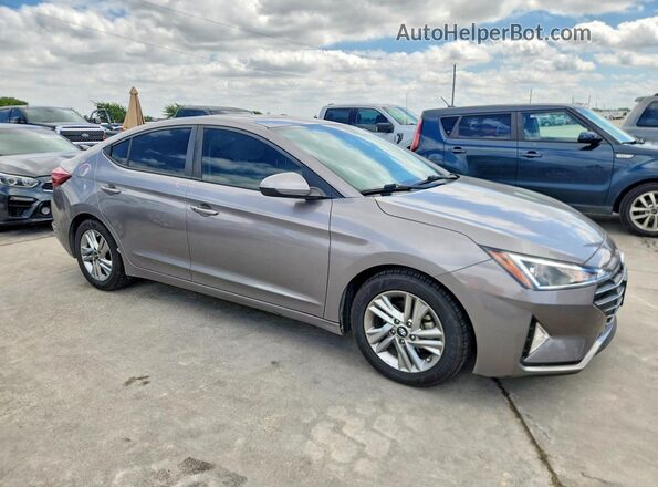 KMHD84LF1LU039206 2020 HYUNDAI ELANTRA Серый Передняя правая четверть