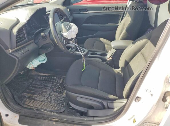 KMHD84LF1LU924005 2020 HYUNDAI ELANTRA White Вид салону спереду
