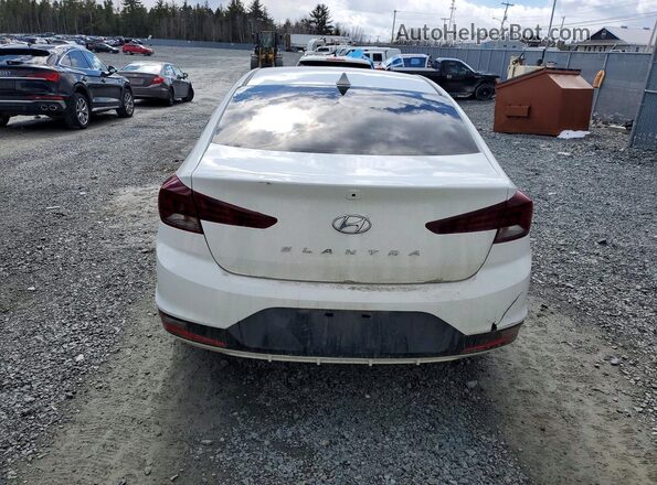 KMHD84LF1LU924005 2020 HYUNDAI ELANTRA White Вид ззаду