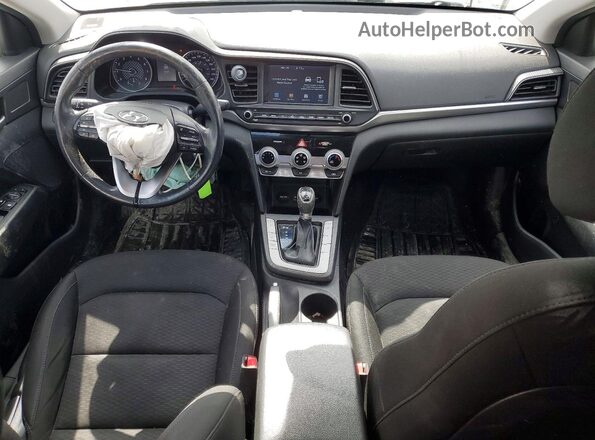 KMHD84LF1LU924005 2020 HYUNDAI ELANTRA White Вид панелі приладів