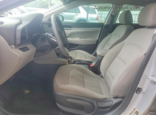 KMHD84LF1LU927227 2020 HYUNDAI ELANTRA Silver წინა სალონის ხედი