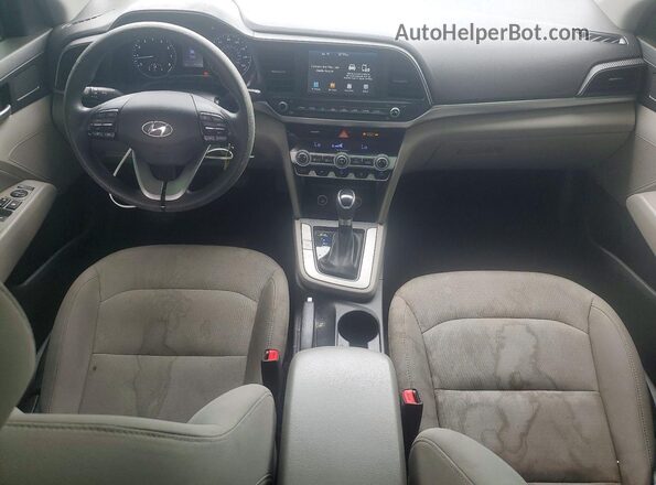 KMHD84LF1LU927227 2020 HYUNDAI ELANTRA Silver წინა პანელის ხედი