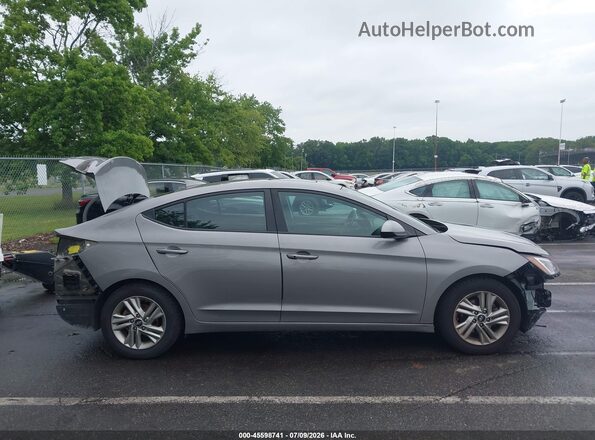 KMHD84LF1LU970286 2020 HYUNDAI ELANTRA Серый Вид задней части салона