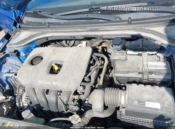 KMHD84LF2HU060671 2017 HYUNDAI ELANTRA Blue Widok z tyłu