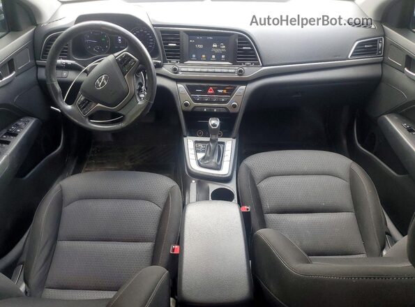 KMHD84LF2HU129522 2017 HYUNDAI ELANTRA Black Vista del salpicadero