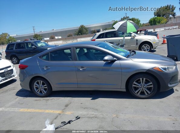 KMHD84LF2HU164268 2017 HYUNDAI ELANTRA Gray Вид задньої частини салону