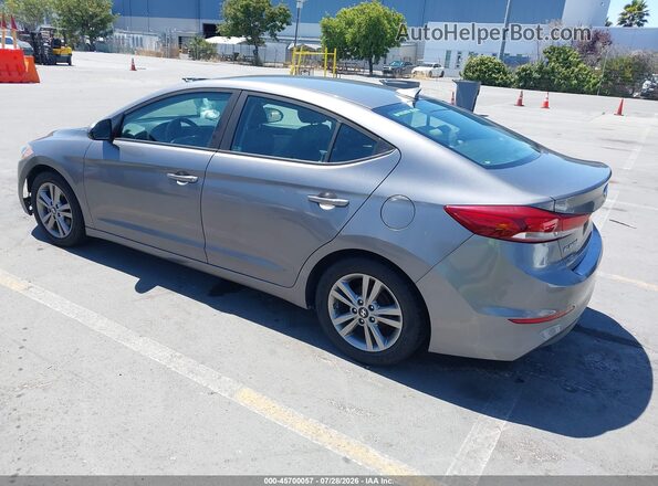 KMHD84LF2HU164268 2017 HYUNDAI ELANTRA Gray Задня ліва чверть