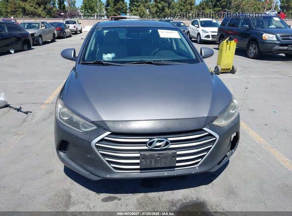 KMHD84LF2HU164268 2017 HYUNDAI ELANTRA Gray Вид щитка приладів