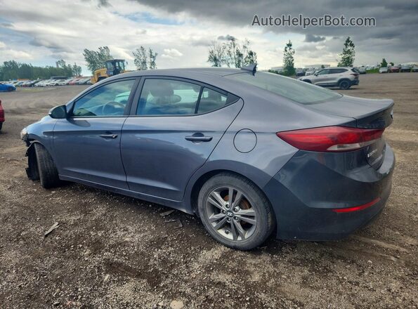 KMHD84LF2HU190224 2017 HYUNDAI ELANTRA Gray უკანა მარცხენა