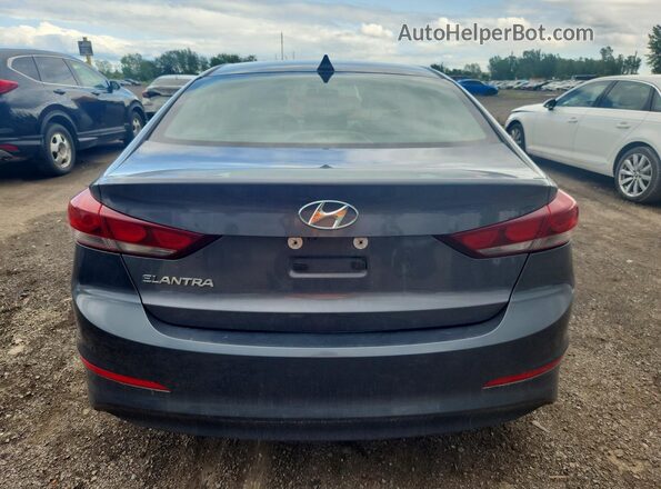 KMHD84LF2HU190224 2017 HYUNDAI ELANTRA Gray უკანა ხედი
