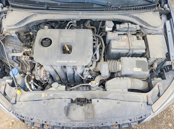 KMHD84LF2HU190224 2017 HYUNDAI ELANTRA Gray უკანა სალონის ხედი