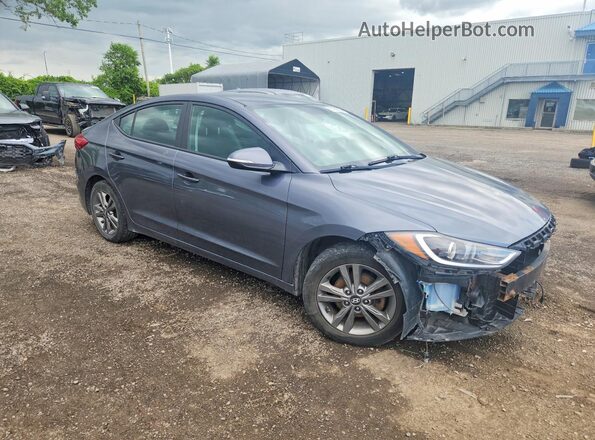 KMHD84LF2HU190224 2017 HYUNDAI ELANTRA Gray წინა მარჯვენა