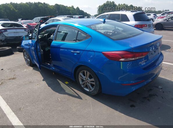 KMHD84LF2HU208575 2017 HYUNDAI ELANTRA Blue უკანა მარცხენა
