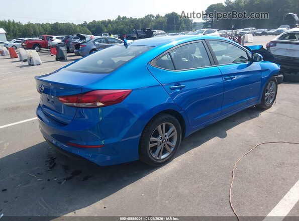 KMHD84LF2HU208575 2017 HYUNDAI ELANTRA Blue უკანა მარჯვენა