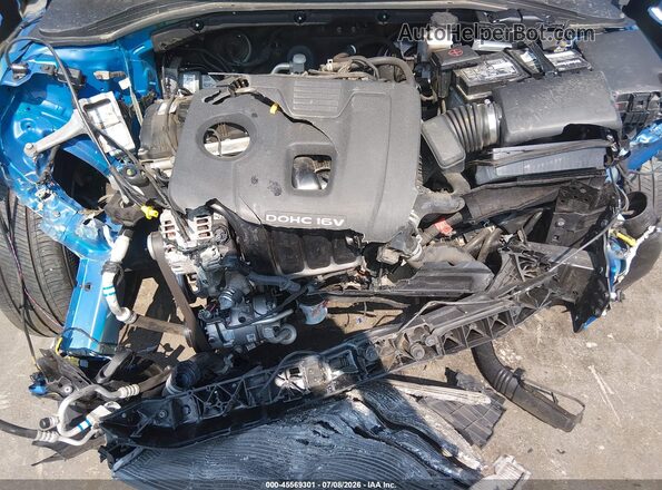 KMHD84LF2HU208575 2017 HYUNDAI ELANTRA Blue უკანა ხედი