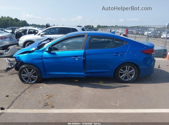 KMHD84LF2HU208575 2017 HYUNDAI ELANTRA Blue 